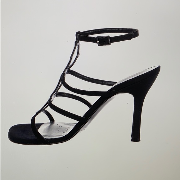 Stuart Weitzman Shoes - STUART WEITZMAN Canvas Caged Sandals